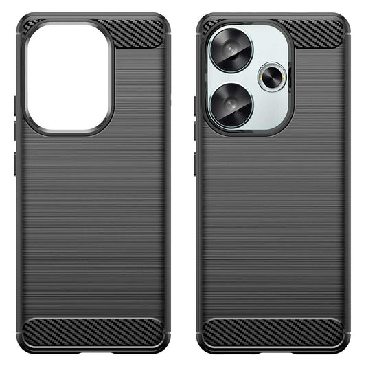 Pouzdro pro Xiaomi Poco F6, Techsuit, Carbon, Černá