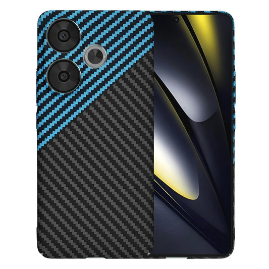 Pouzdro pro Xiaomi Poco F6, Techsuit, Carbonite FiberShell, Modrá