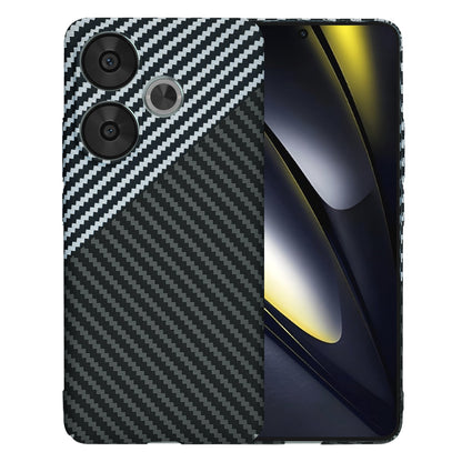 Pouzdro pro Xiaomi Poco F6, Techsuit, Carbonite FiberShell, Černá Šedá
