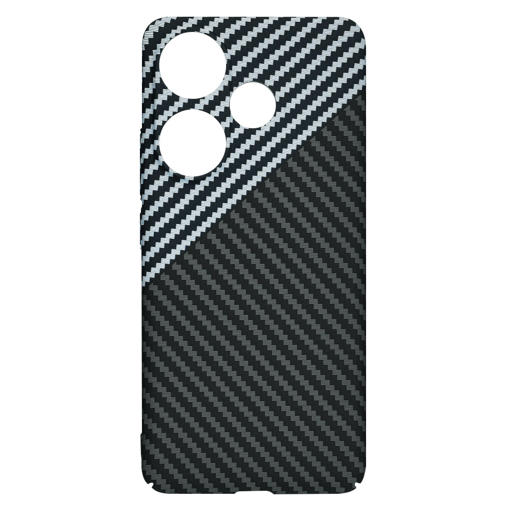 Pouzdro pro Xiaomi Poco F6, Techsuit, Carbonite FiberShell, Černá Šedá