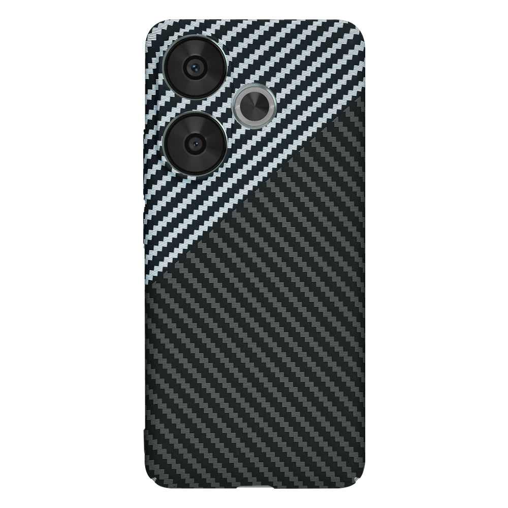 Pouzdro pro Xiaomi Poco F6, Techsuit, Carbonite FiberShell, Černá Šedá