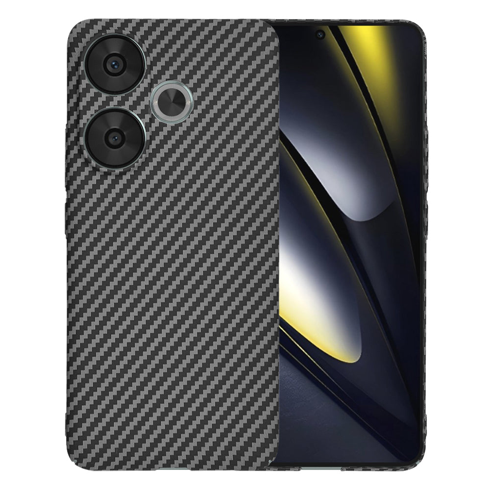 Pouzdro pro Xiaomi Poco F6, Techsuit, Carbonite FiberShell, Černé
