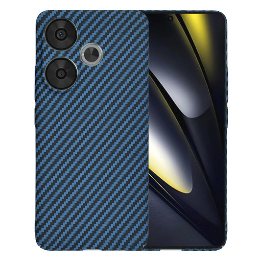 Pouzdro pro Xiaomi Poco F6, Techsuit, Carbonite FiberShell, Tyrkysové