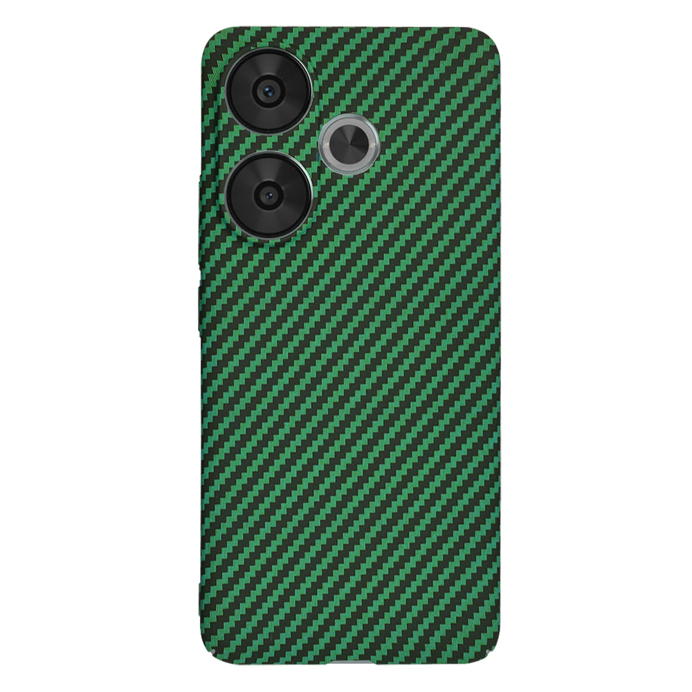 Pouzdro pro Xiaomi Poco F6, Techsuit, Carbonite FiberShell, Zelené