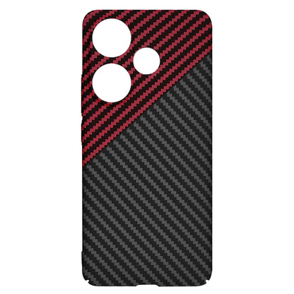 Pouzdro pro Xiaomi Poco F6, Techsuit, Carbonite FiberShell, Černo-červené