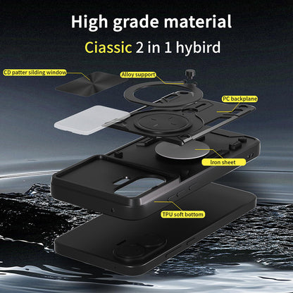 Pouzdro pro Xiaomi Poco F7, Techsuit, CamGuard Pro, Černé