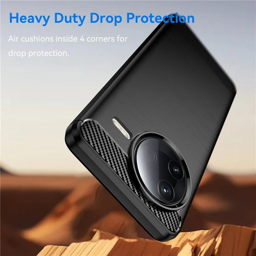 Pouzdro pro Xiaomi Poco F7 Ultra, Techsuit, Carbon, Černá
