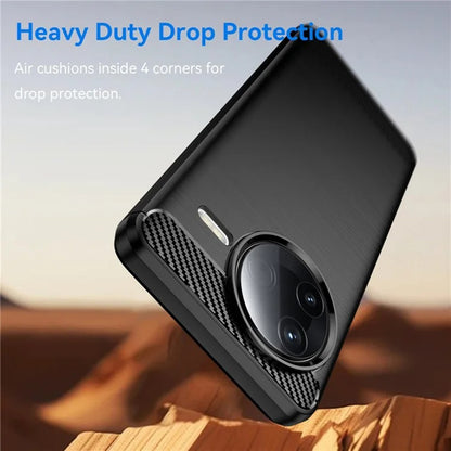 Pouzdro pro Xiaomi Poco F7 Ultra, Techsuit, Carbon, Černá