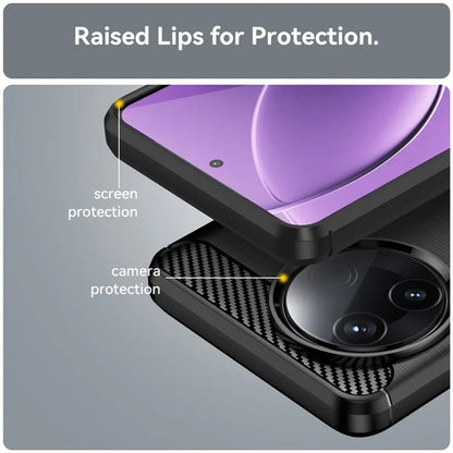 Pouzdro pro Xiaomi Poco F7 Ultra, Techsuit, Carbon, Černá