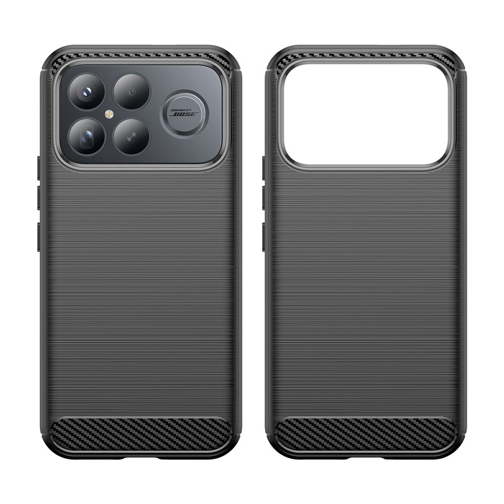 Pouzdro pro Xiaomi Poco F8 Ultra, Techsuit, Carbon, Černá