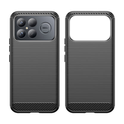 Pouzdro pro Xiaomi Poco F8 Ultra, Techsuit, Carbon, Černá