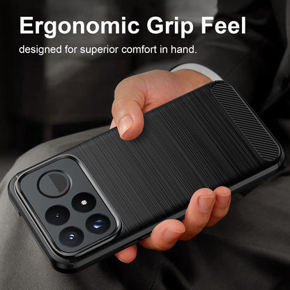 Pouzdro pro Xiaomi Poco F9 Pro, Techsuit, Carbon, Černé