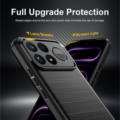 Pouzdro pro Xiaomi Poco F9 Pro, Techsuit, Carbon, Černé