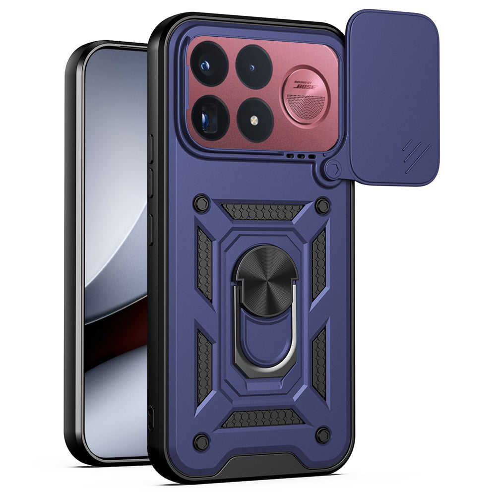 Pouzdro pro Xiaomi Poco F9 Ultra, Techsuit, CamShield, modré