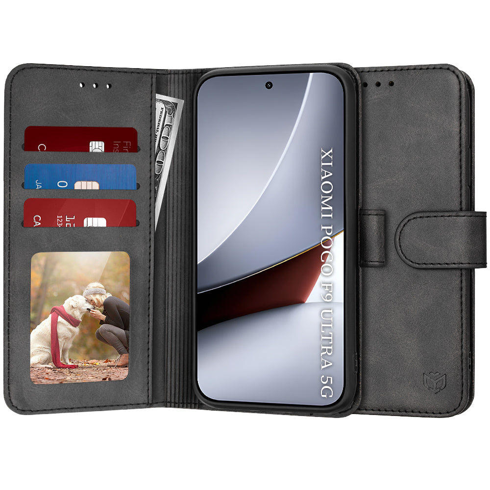 Pouzdro pro Xiaomi Poco F9 Ultra, Techsuit, Diary Book, černé