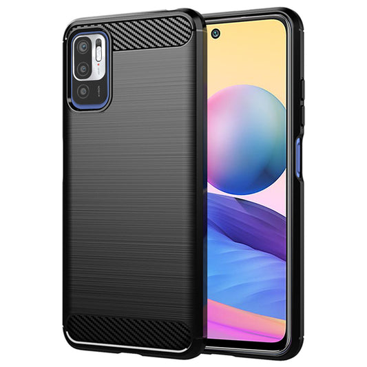 Pouzdro pro Xiaomi Poco M3 Pro 5G / Redmi Note 10 5G, Techsuit, Carbon, Černé