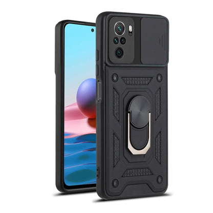Pouzdro pro Xiaomi Poco M5s / Redmi Note 10S / Note 10, Techsuit, CamShield, Černé