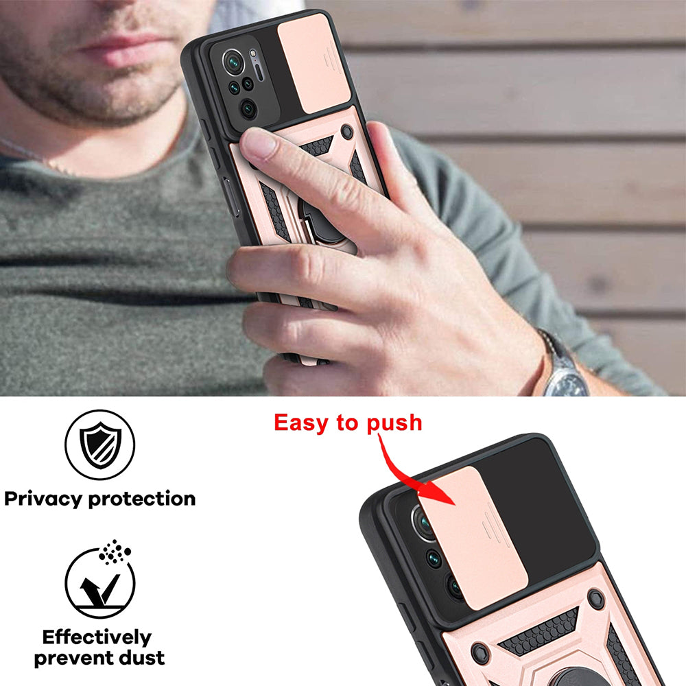 Pouzdro pro Xiaomi Poco M5s / Redmi Note 10S / Note 10, Techsuit, CamShield, Černé