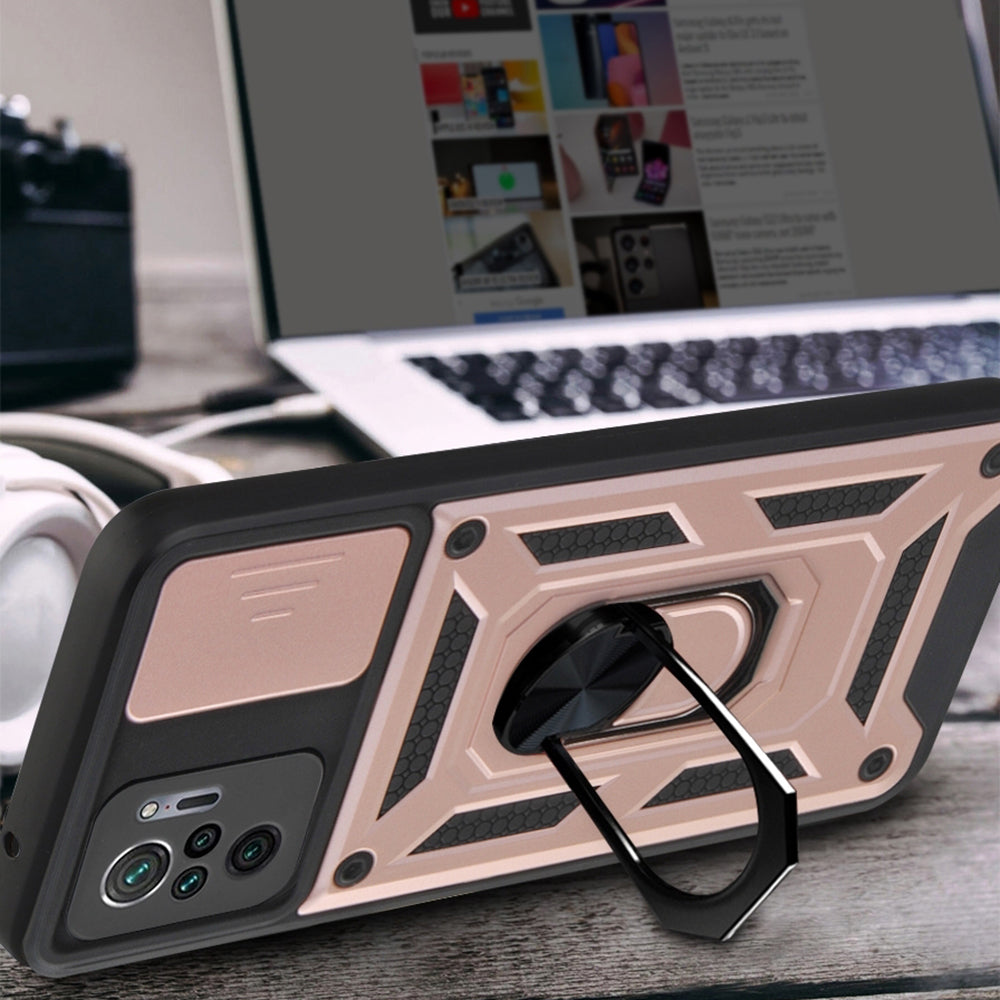 Pouzdro pro Xiaomi Poco M5s / Redmi Note 10S / Note 10, Techsuit, CamShield, Černé