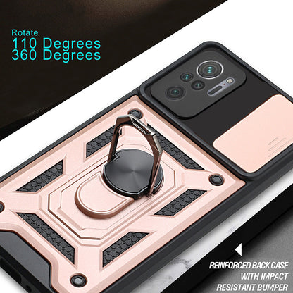 Pouzdro pro Xiaomi Poco M5s / Redmi Note 10S / Note 10, Techsuit, CamShield, Černé