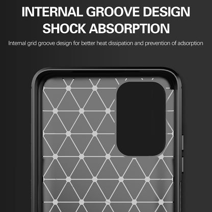 Pouzdro pro Xiaomi Poco M5s / Redmi Note 10S / Note 10, Techsuit, Carbon, Černé