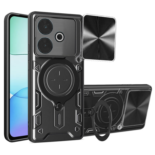 Pouzdro pro Xiaomi Poco M6 4G / Redmi 13, Techsuit, CamGuard Pro, Černé