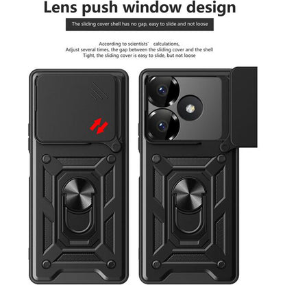 Pouzdro pro Xiaomi Poco M6 4G / Redmi 13, Techsuit, CamShield, Černé