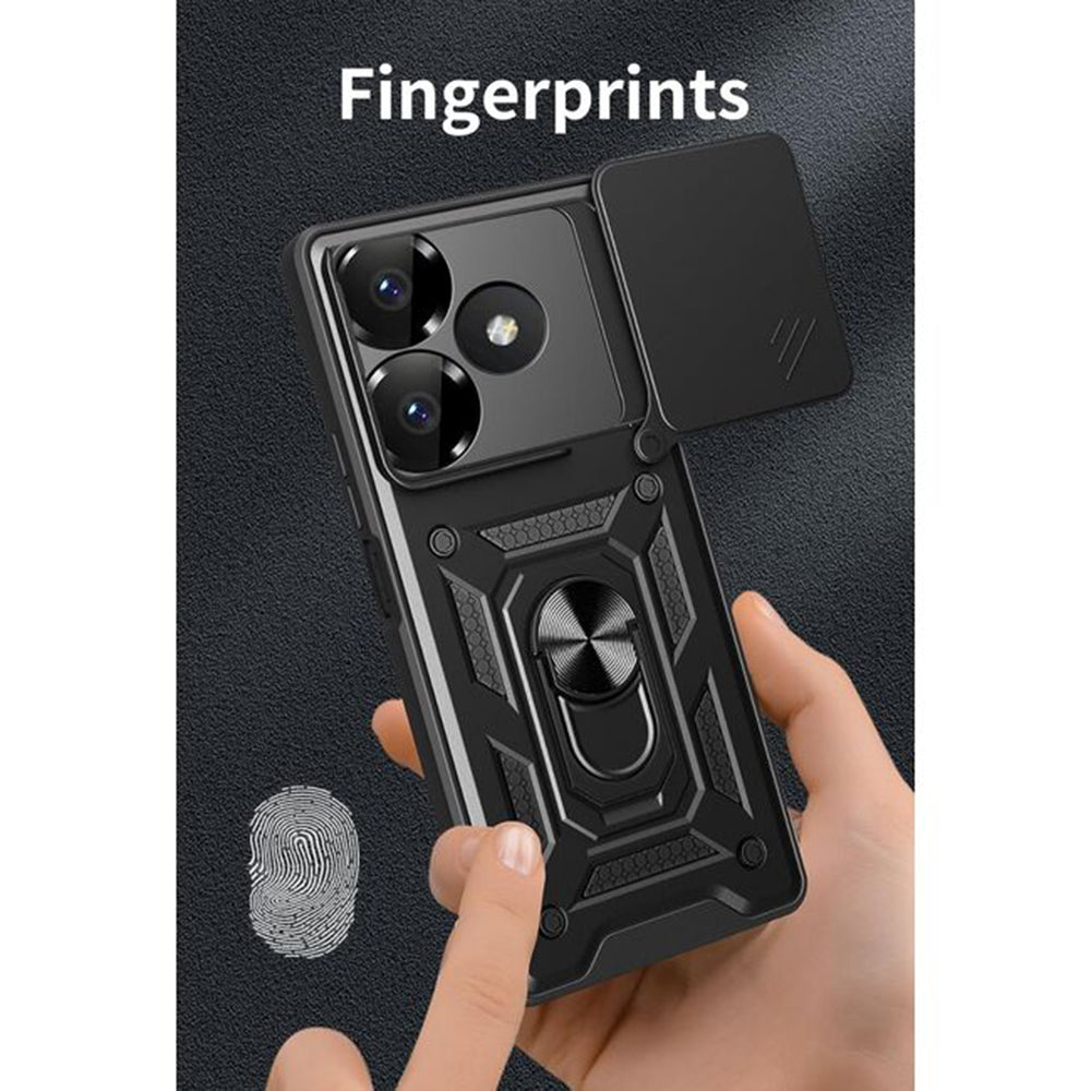 Pouzdro pro Xiaomi Poco M6 4G / Redmi 13, Techsuit, CamShield, Černé