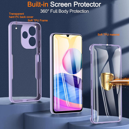 Pouzdro pro Xiaomi Poco M6 4G / Redmi 13, Techsuit, ColorVerse 360, Modrá
