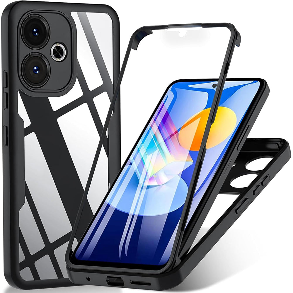 Pouzdro pro Xiaomi Poco M6 4G / Redmi 13, Techsuit, ColorVerse 360, Černé