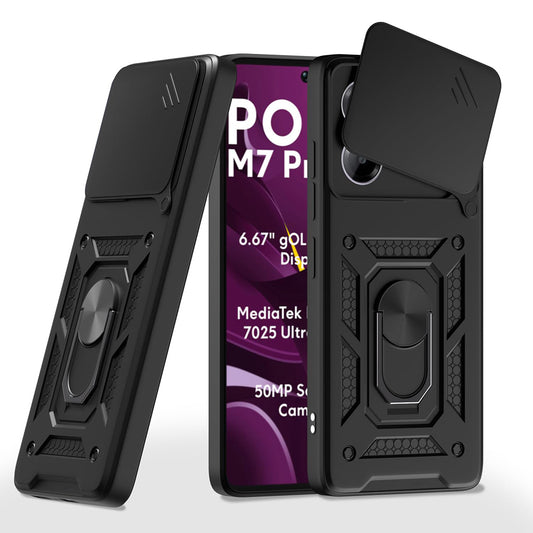 Pouzdro pro Xiaomi Poco M7 Pro 5G, Techsuit, CamShield, Černé