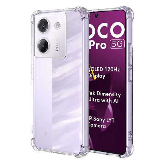 Pouzdro pro Xiaomi Poco M7 Pro 5G, Techsuit, Odolné proti nárazům, Průhledné