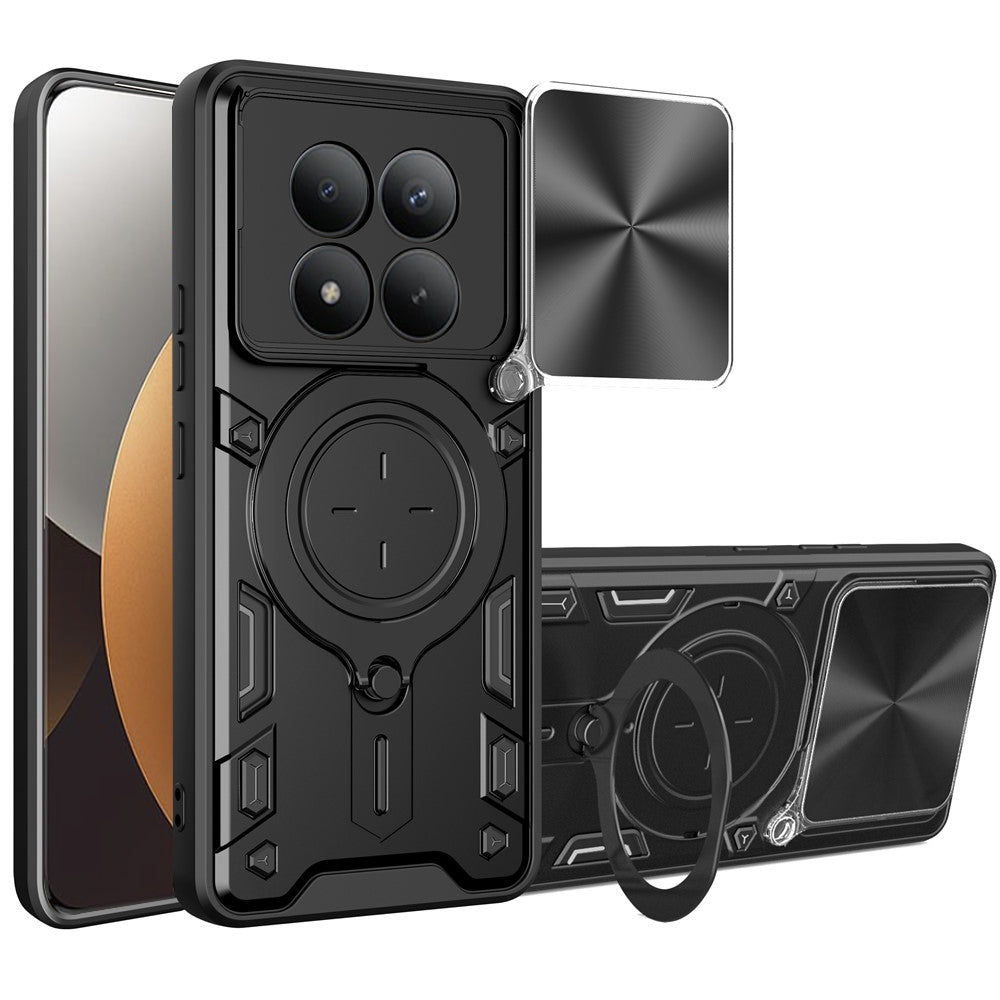 Pouzdro pro Xiaomi Poco M8 Pro / Redmi Note 15 Pro+ 5G, Techsuit, CamGuard Pro, Černá