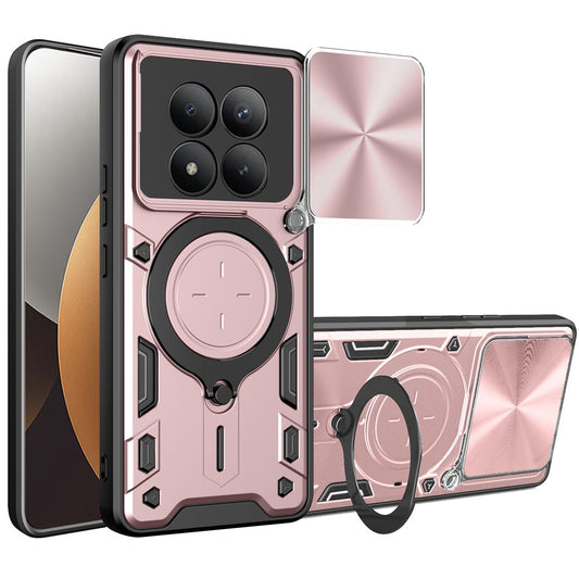 Pouzdro pro Xiaomi Poco M8 Pro / Redmi Note 15 Pro+ 5G, Techsuit, CamGuard Pro, Růžové Zlato