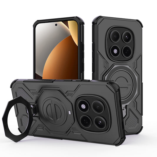 Pouzdro pro Xiaomi Poco M8 Pro / Redmi Note 15 Pro+ 5G, Techsuit, Carbon Shield Pro, Černá