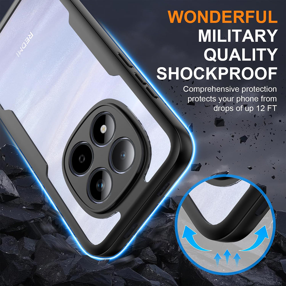 Pouzdro pro Xiaomi Poco M8 Pro / Redmi Note 15 Pro+ 5G, Techsuit, ColorVerse 360, Černá