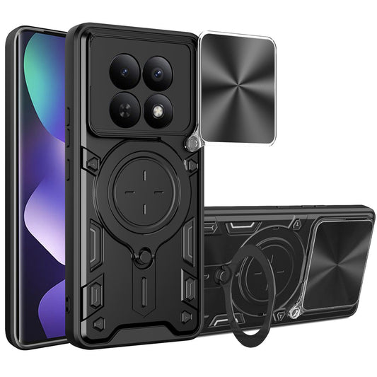 Pouzdro pro Xiaomi Poco M8 / Redmi Note 15 5G / Note 15 4G, Techsuit, CamGuard Pro, Černá