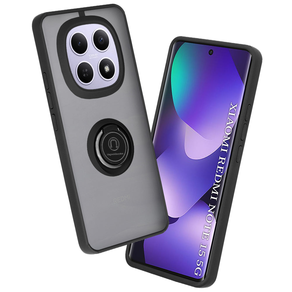 Pouzdro pro Xiaomi Poco M8 / Redmi Note 15 5G / Note 15 4G, Techsuit, Glinth, Černá
