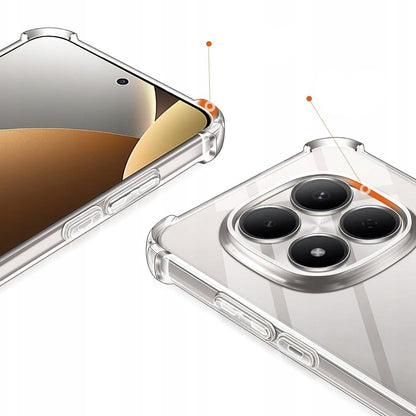 Pouzdro pro Xiaomi Poco M8 / Redmi Note 15 5G / Note 15 4G, Techsuit, Shockproof Clear, Průhledné