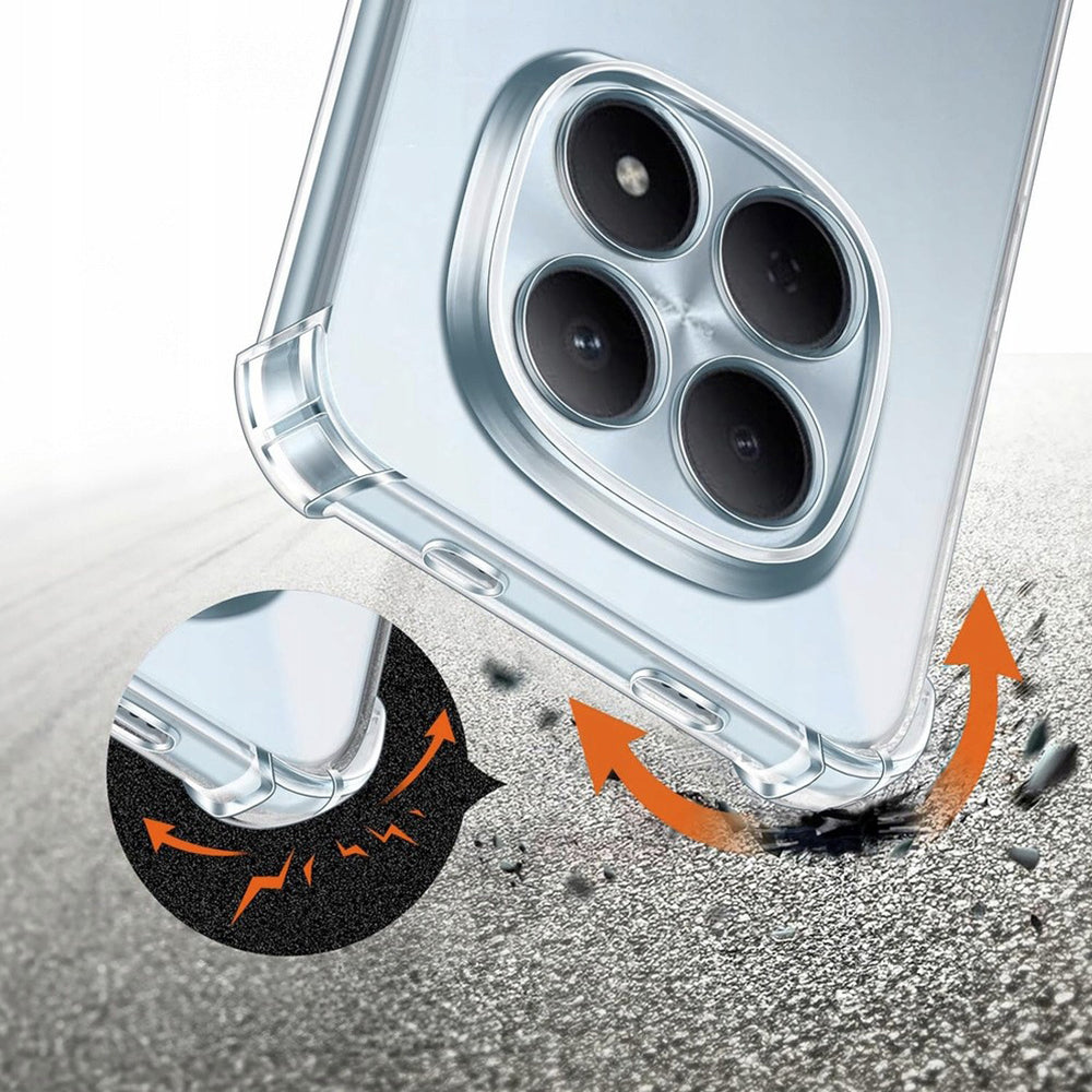 Pouzdro pro Xiaomi Poco M8 / Redmi Note 15 5G / Note 15 4G, Techsuit, Shockproof Clear, Průhledné