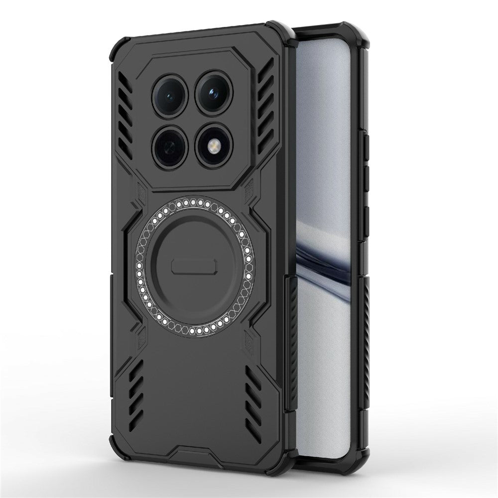 Pouzdro MagSafe pro Xiaomi Poco M8 / Redmi Note 15 5G, Techsuit, ArmorMag, Černá