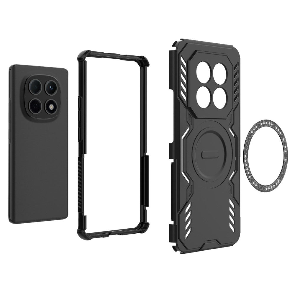 Pouzdro MagSafe pro Xiaomi Poco M8 / Redmi Note 15 5G, Techsuit, ArmorMag, Černá