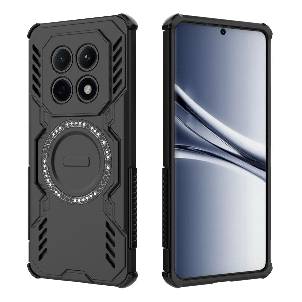 Pouzdro MagSafe pro Xiaomi Poco M8 / Redmi Note 15 5G, Techsuit, ArmorMag, Černá