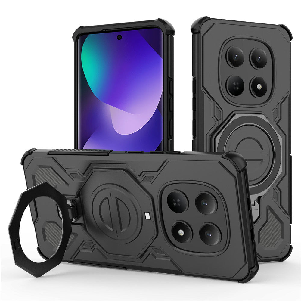 Pouzdro pro Xiaomi Poco M8 / Redmi Note 15 5G, Techsuit, Carbon Shield Pro, Černá