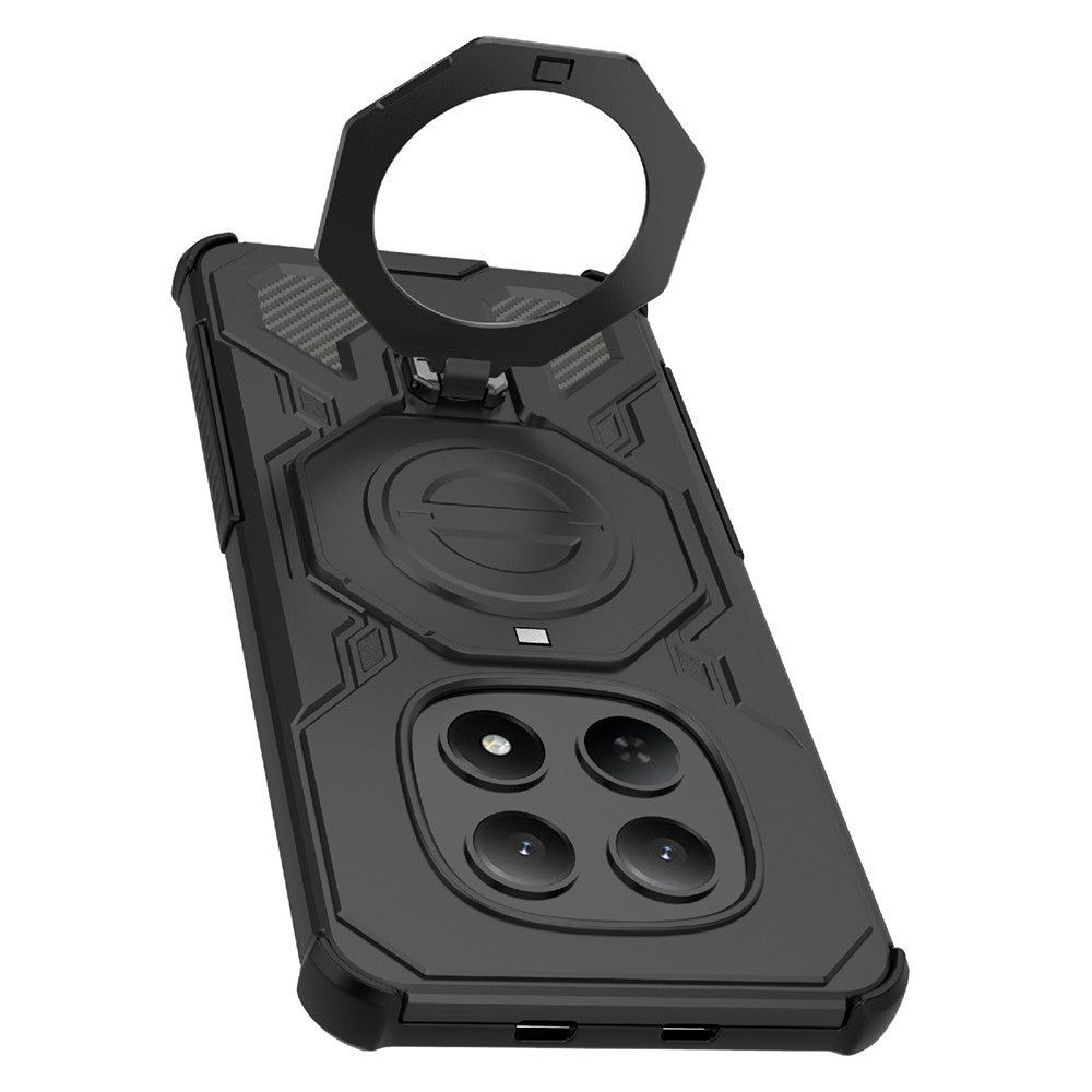 Pouzdro pro Xiaomi Poco M8 / Redmi Note 15 5G, Techsuit, Carbon Shield Pro, Černá