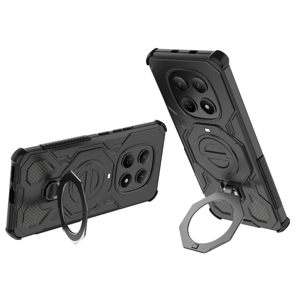 Pouzdro pro Xiaomi Poco M8 / Redmi Note 15 5G, Techsuit, Carbon Shield Pro, Černá