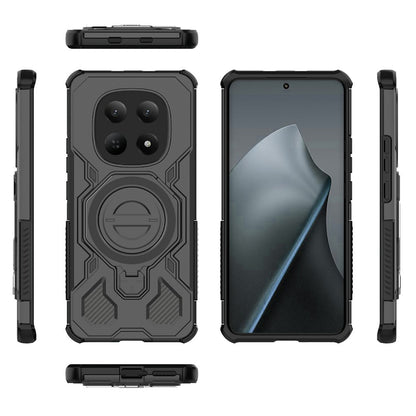 Pouzdro pro Xiaomi Poco M8 / Redmi Note 15 5G, Techsuit, Carbon Shield Pro, Černá