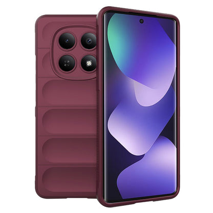Pouzdro pro Xiaomi Poco M8 / Redmi Note 15 5G, Techsuit, Magic Shield, Višňová