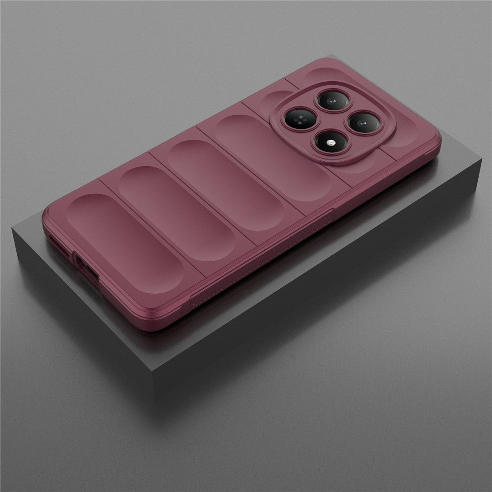 Pouzdro pro Xiaomi Poco M8 / Redmi Note 15 5G, Techsuit, Magic Shield, Višňová