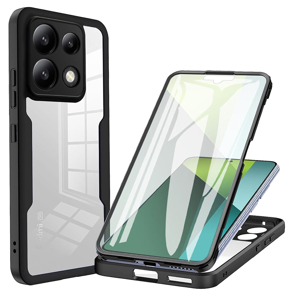 Pouzdro pro Xiaomi Poco X6 / Note 13 Pro 5G, Techsuit, ColorVerse 360, Černá